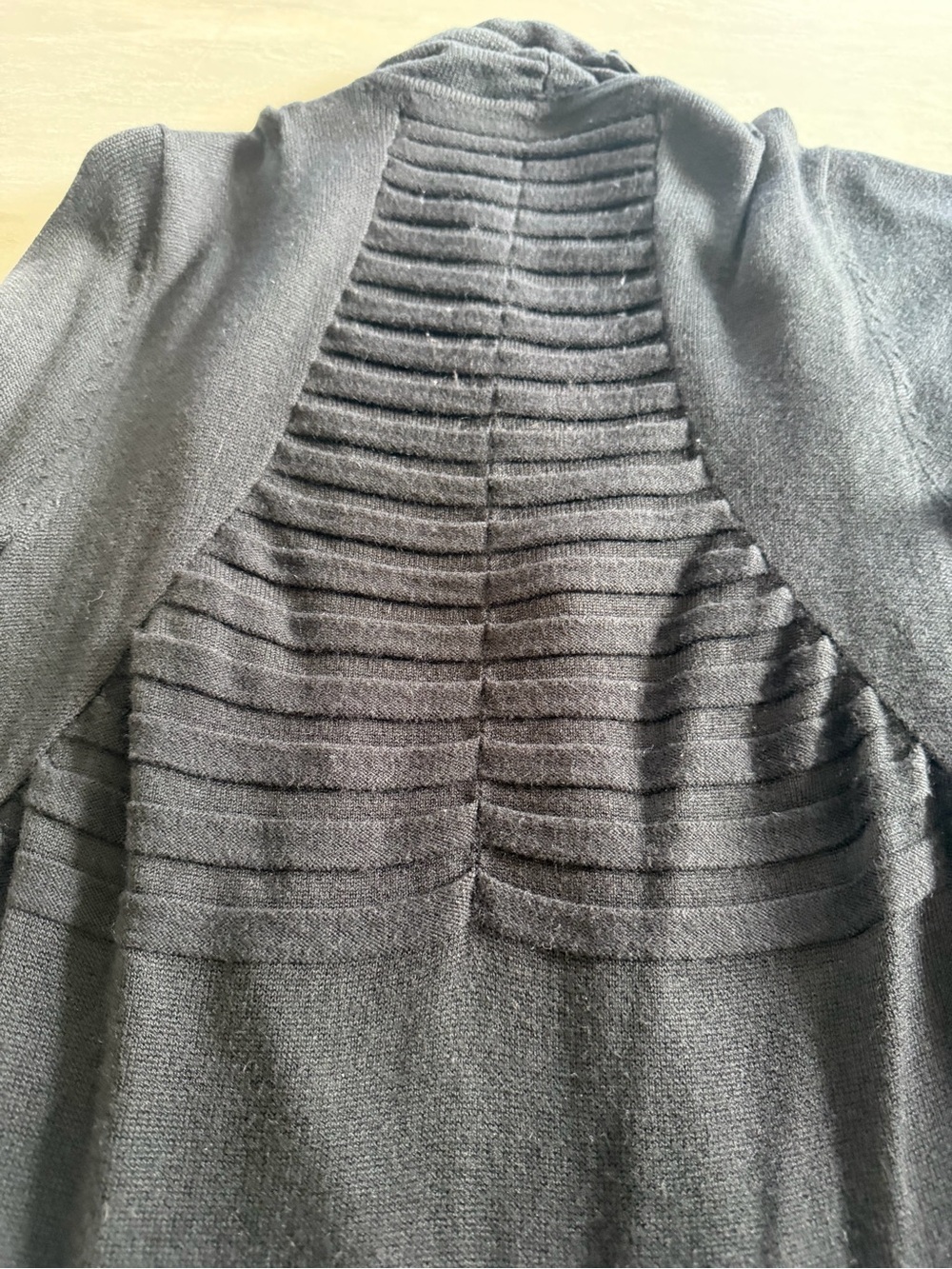 lululemon athletica Black Open-Front Draped Cardigan - Picture 12 of 13